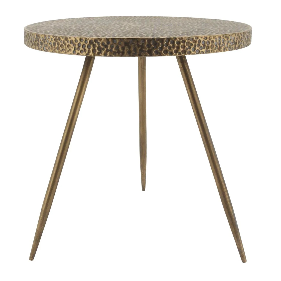 Bijzettafel model Nice rond 45 cm goud Bijzettafel model Nice rond 45 cm goud