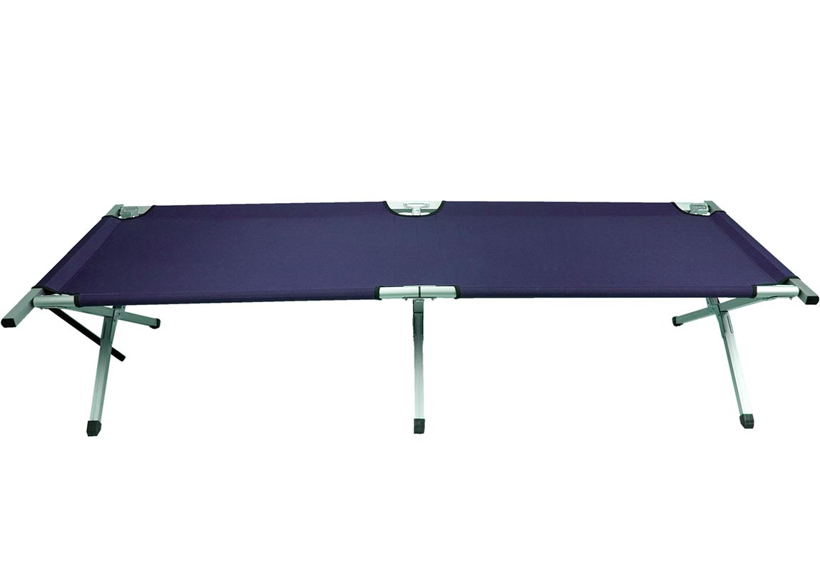 veldbed opvouwbaar luxe Abbey blauw