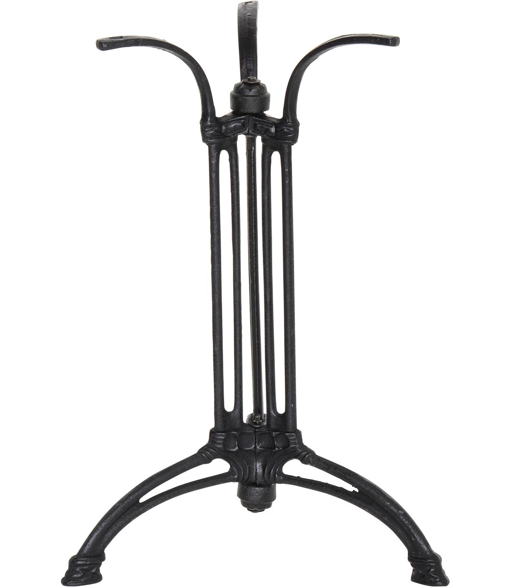 Gietijzer tafelonderstel 71 cm hoog 3 poot Gietijzer tafelonderstel 71 cm hoog 3 poot