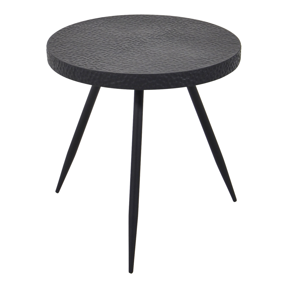 Bijzettafel model Nice rond 45 cm zwart Bijzettafel model Nice rond 45 cm zwart