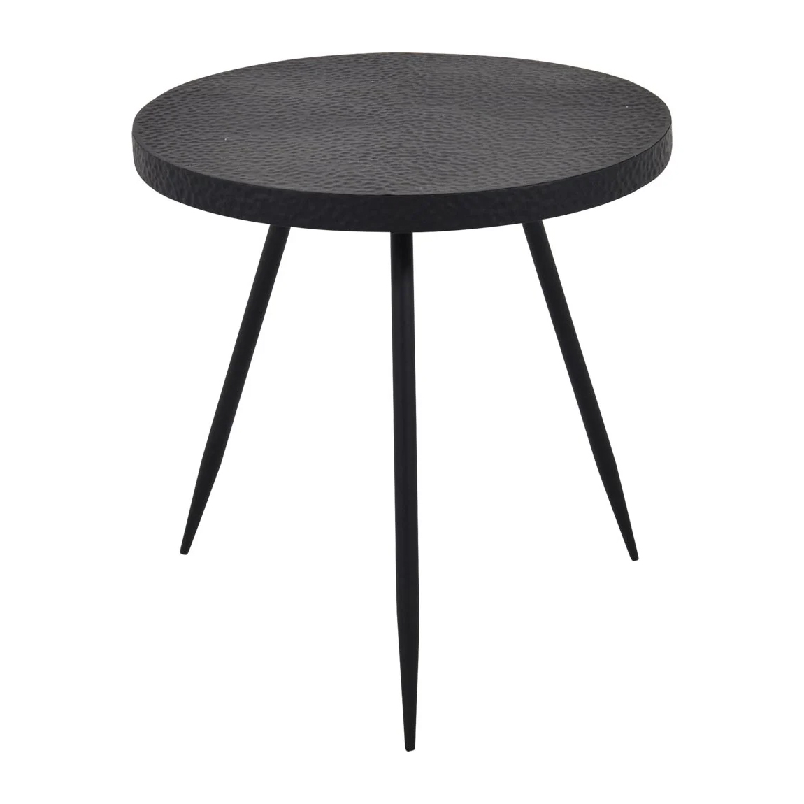 Bijzettafel model Nice rond 38 cm zwart Bijzettafel model Nice rond 38 cm zwart