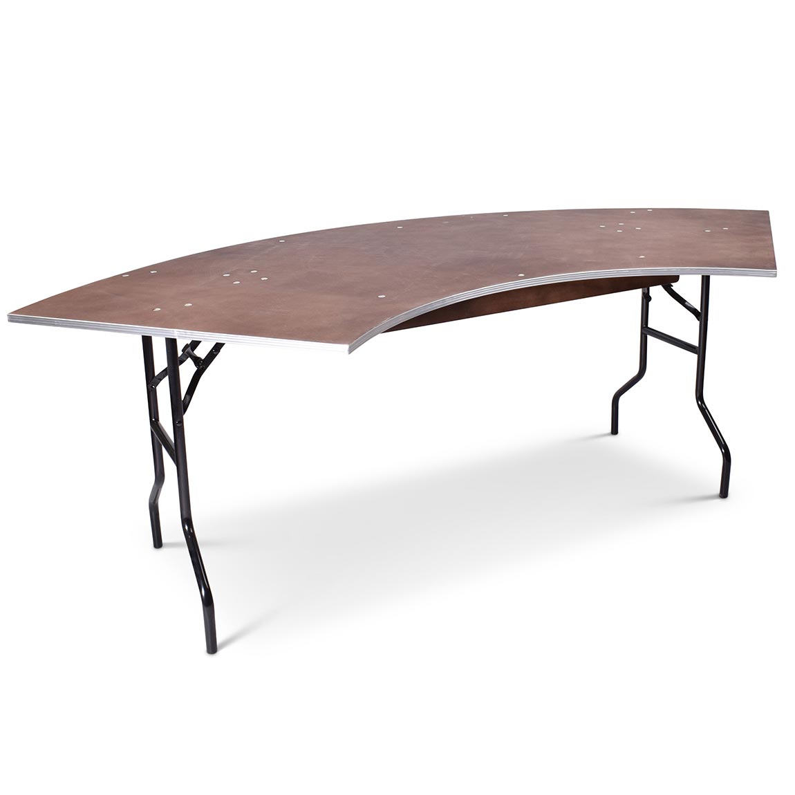 Inklapbare bankettafel kwartrond 236 x 76 cm Inklapbare bankettafel kwartrond 236 x 76 cm