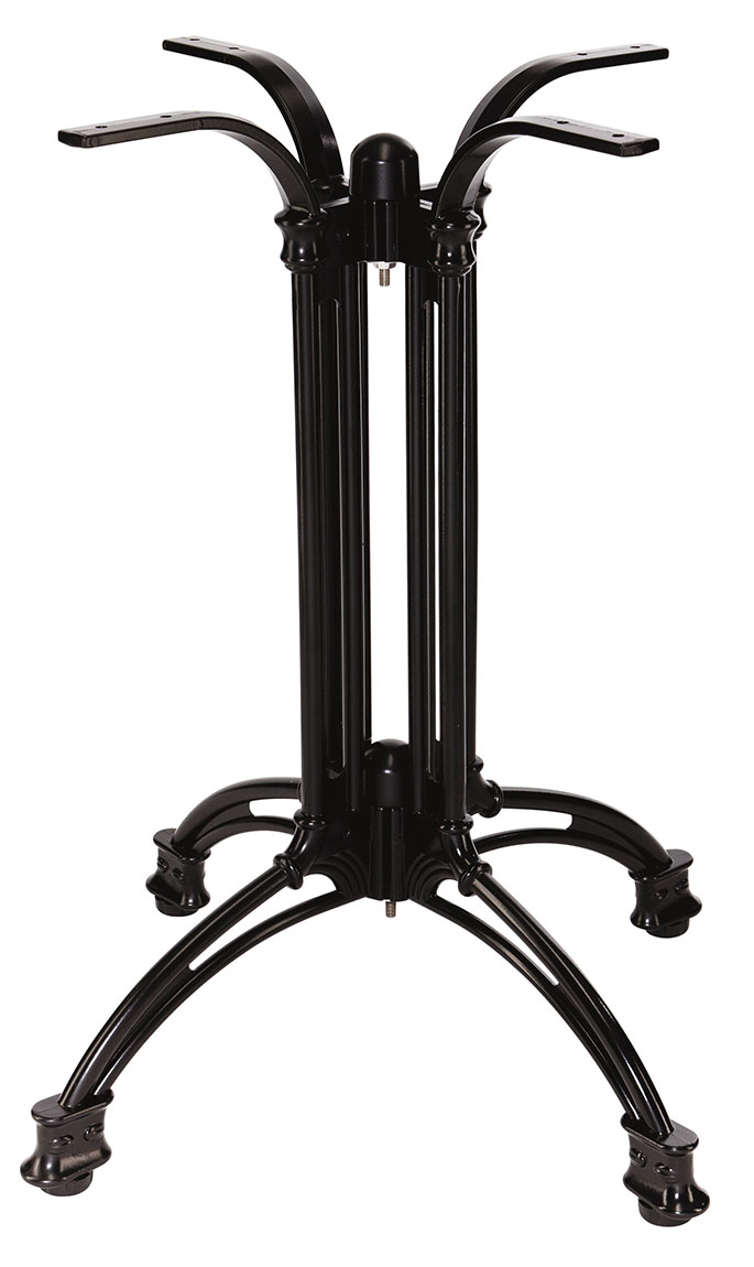 Aluminium tafelonderstel 70 cm hoog 4 poot Aluminium tafelonderstel 70 cm hoog 4 poot