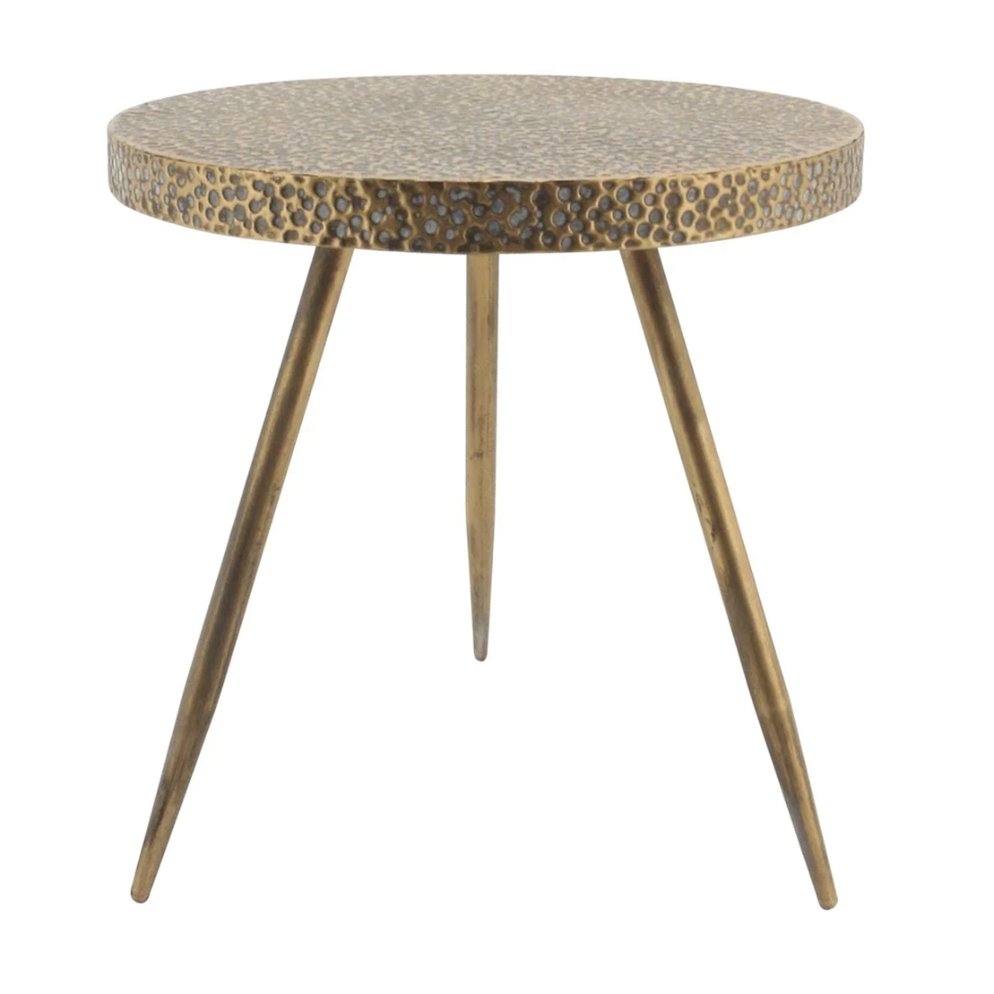 Bijzettafel model Nice rond 38 cm goud Bijzettafel model Nice rond 38 cm goud