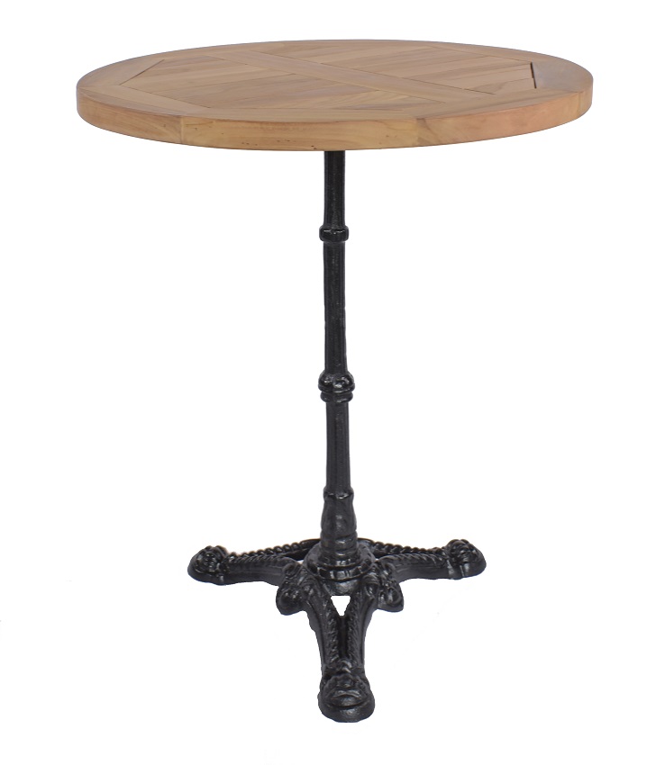 Bistro terrastafel teakhout rond 60 cm Bistro terrastafel teakhout rond 60 cm
