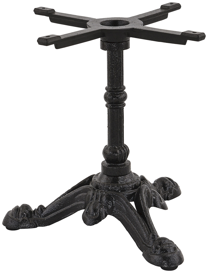 Gietijzer onderstel salontafel 43 cm hoog Gietijzer onderstel salontafel 43 cm hoog