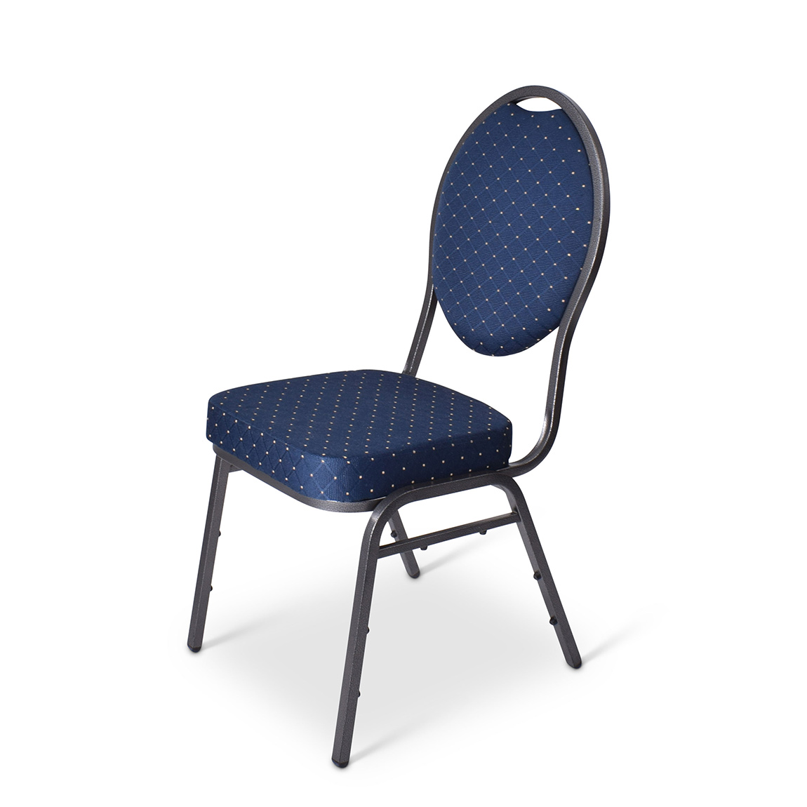 Stackchair stapelstoel sidney blauw