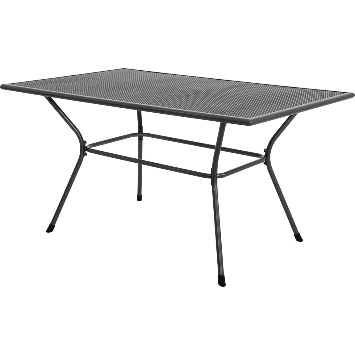 Tuintafel metaal rechthoekig 145 x 90 cm