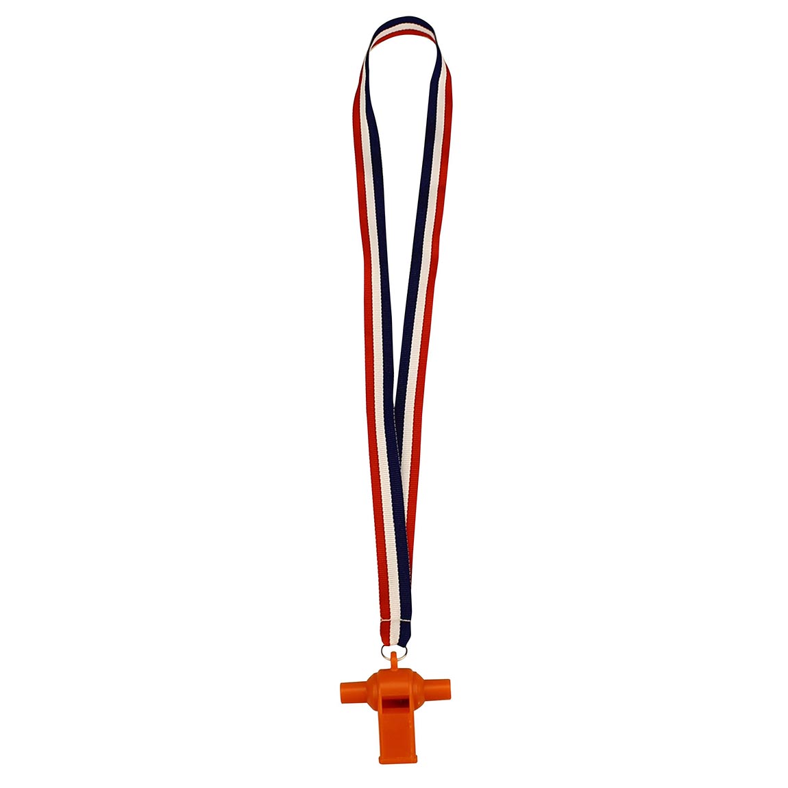 Samba fluit oranje met rood wit blauw koord