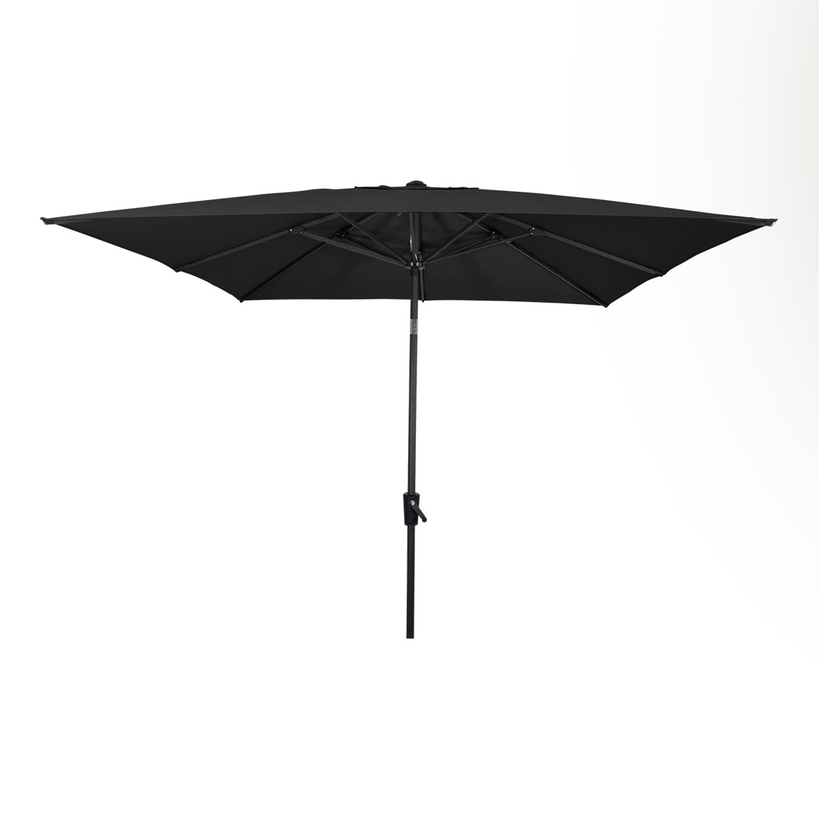 Parasol vierkant met molen zwart