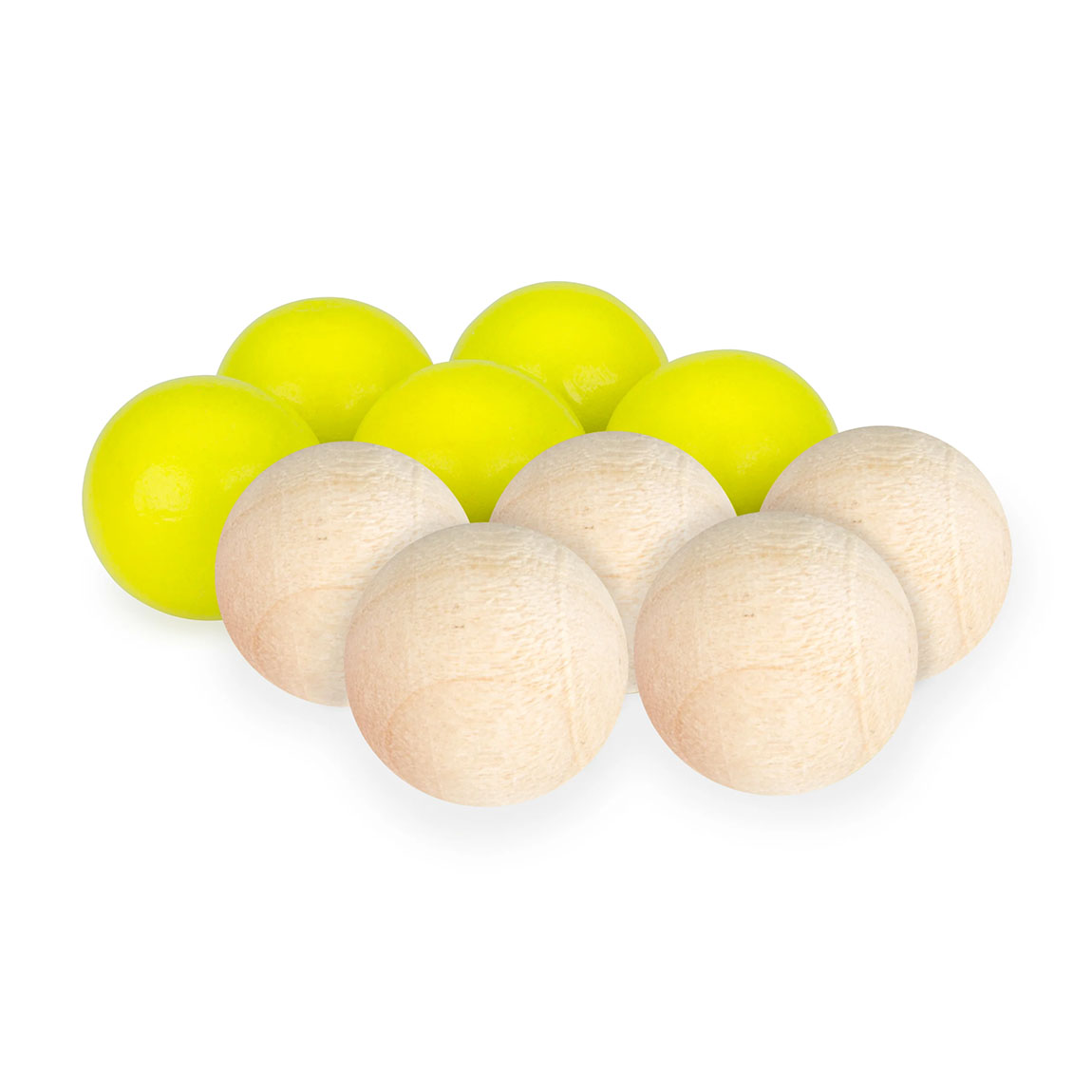 Jeu de boules houten buts - 10 stuks