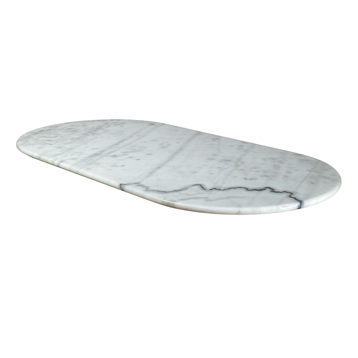 Tafelblad marmer ovaal 120 x 60 cm