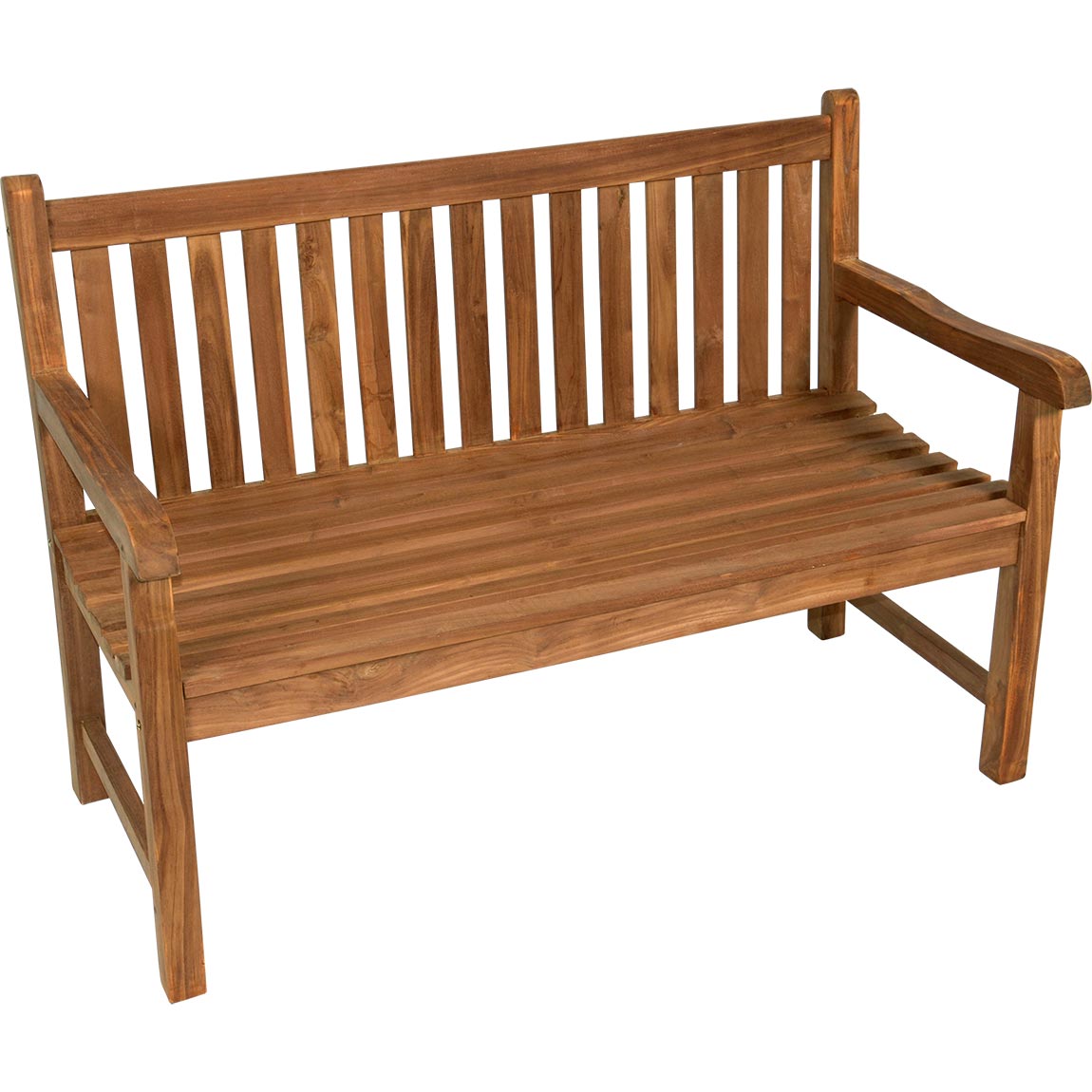 Teakhouten tuinbank 2 persoons 130 cm Teakhouten tuinbank 2 persoons 130 cm