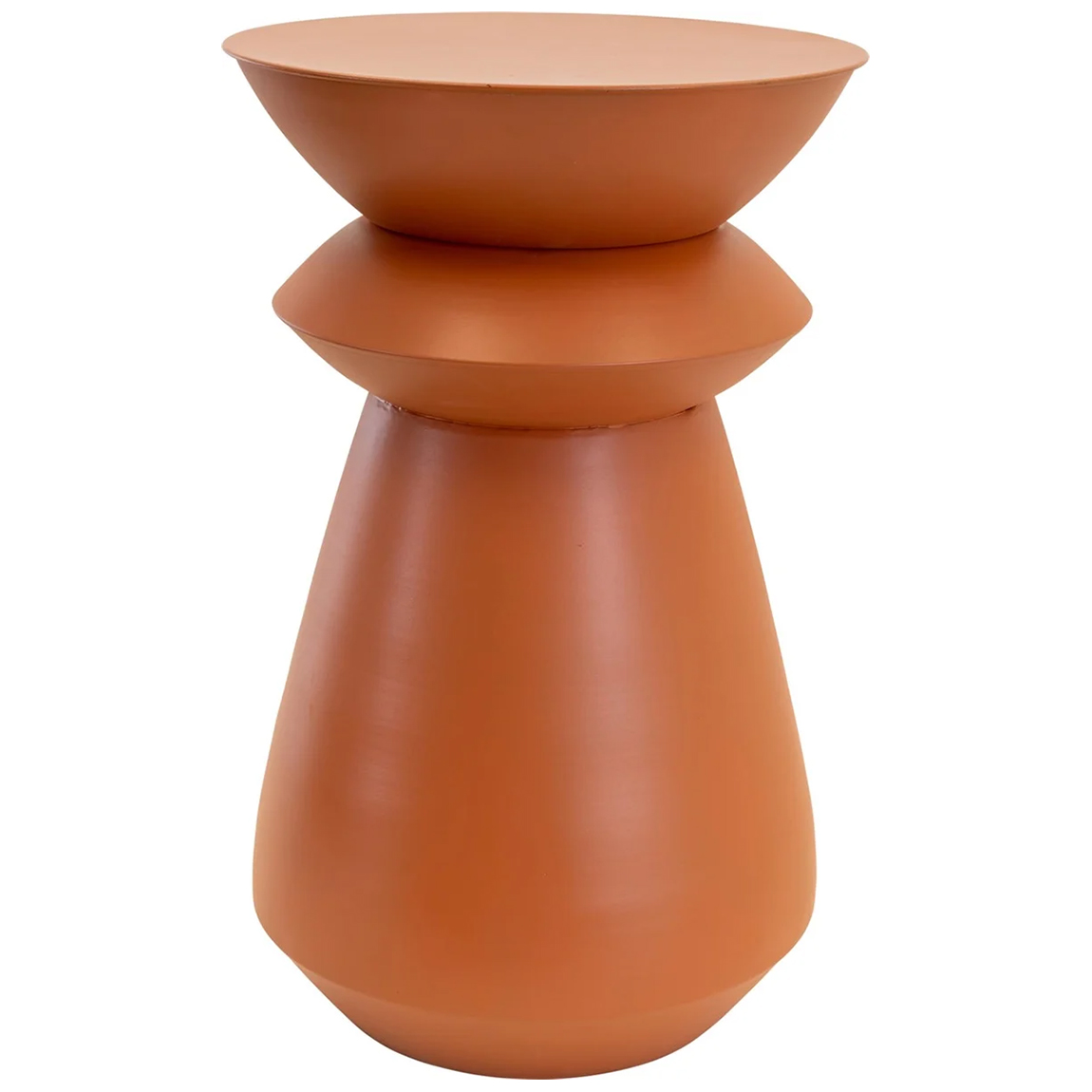 Bijzettafel louis metaal 34 cm oranje Bijzettafel louis metaal 34 cm oranje