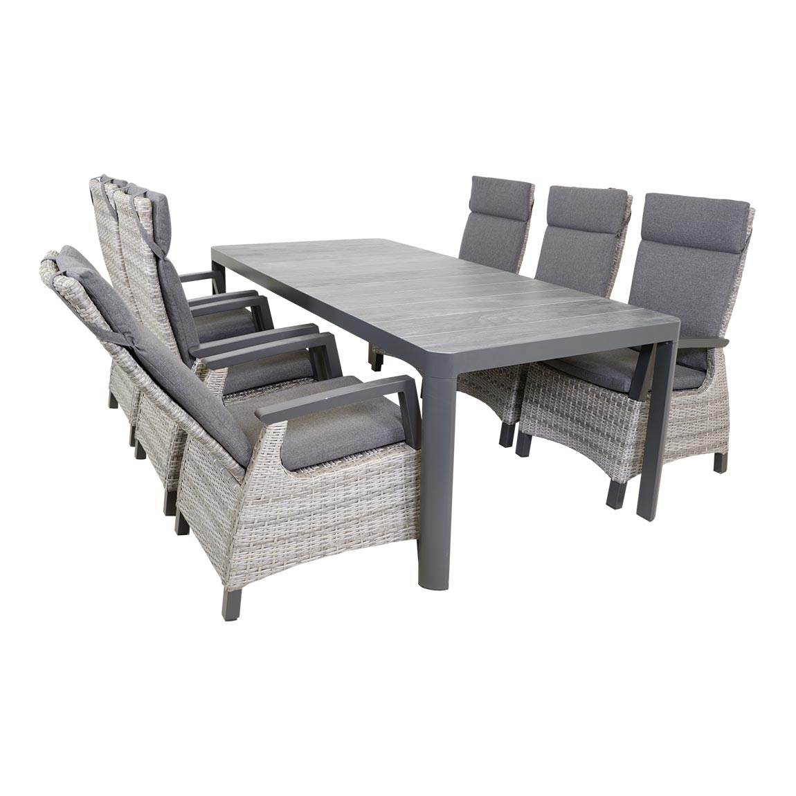 Tuintafel Castilla 2.0 Negro 220 x 100 x 74 cm