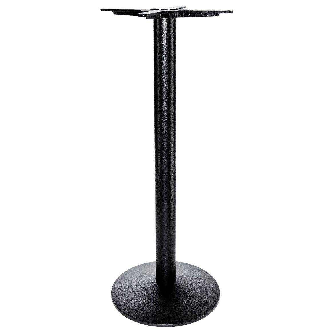 Statafelonderstel gietijzer met 43 cm bolle ronde voet 108 cm hoog Statafelonderstel gietijzer met 43 cm bolle ronde voet 108 cm hoog